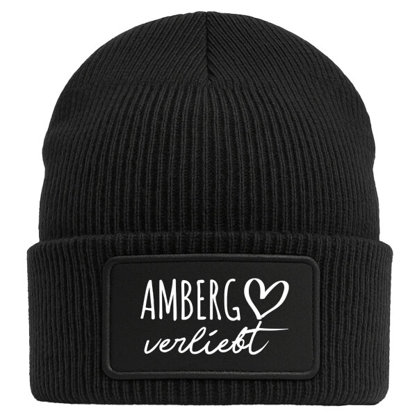 Beanie Amberg verliebt Black Mütze