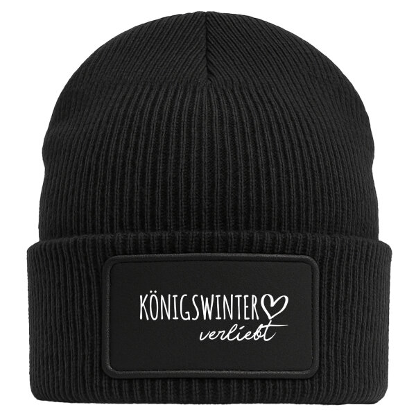 Beanie Königswinter verliebt Black Mütze