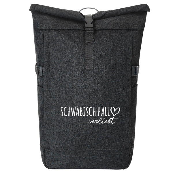 Kurierrucksack Schwäbisch Hall verliebt 30-44 Liter Black Melange