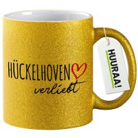 Glitzertasse Hückelhoven verliebt 330ml