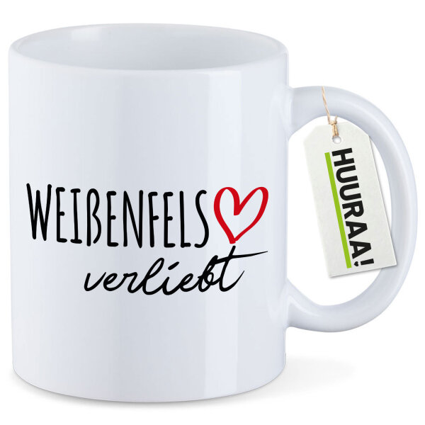 Kaffeetasse Weißenfels verliebt 330ml