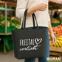Filzshopper Freital verliebt 22 Liter Filztasche