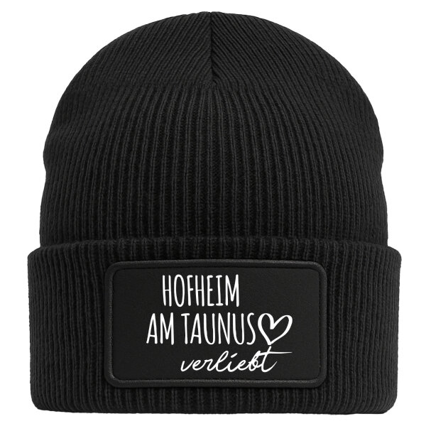 Beanie Hofheim am Taunus verliebt Black Mütze