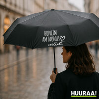 Regenschirm Hofheim am Taunus verliebt 98cm Schwarz