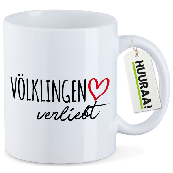 Kaffeetasse Völklingen verliebt 330ml