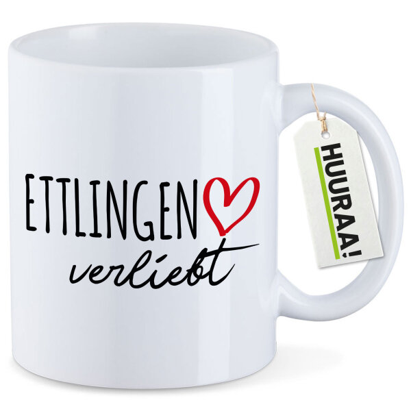 Kaffeetasse Ettlingen verliebt 330ml