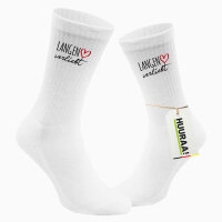 Socken Langen verliebt Größe 37/46 White Motiv...
