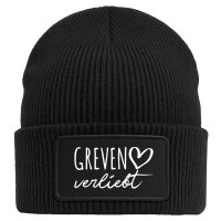 Beanie Greven verliebt Black Mütze