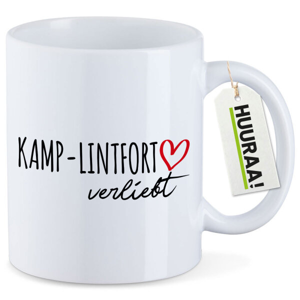 Kaffeetasse Kamp-Lintfort verliebt 330ml
