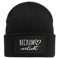 Beanie Beckum verliebt Black Mütze