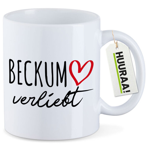 Kaffeetasse Beckum verliebt 330ml