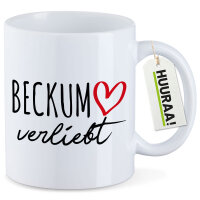 Kaffeetasse Beckum verliebt 330ml