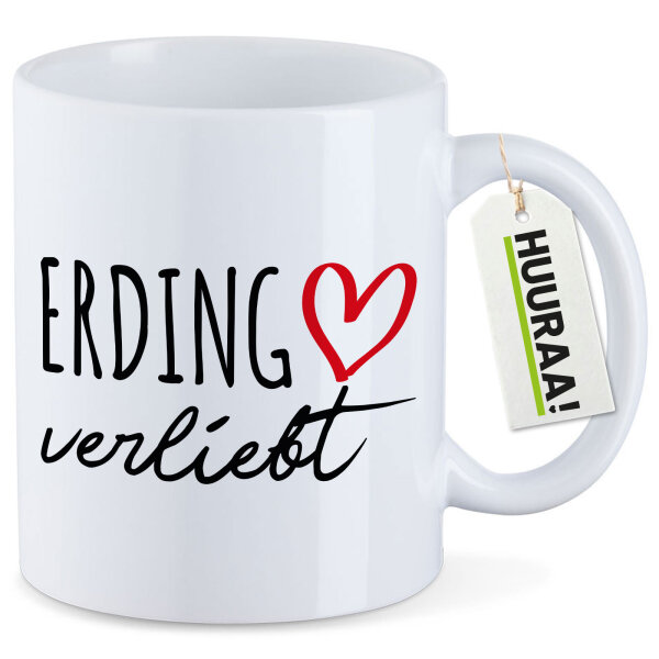 Kaffeetasse Erding verliebt 330ml