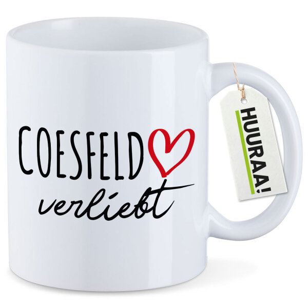 Kaffeetasse Coesfeld verliebt 330ml