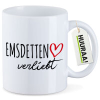 Kaffeetasse Emsdetten verliebt 330ml