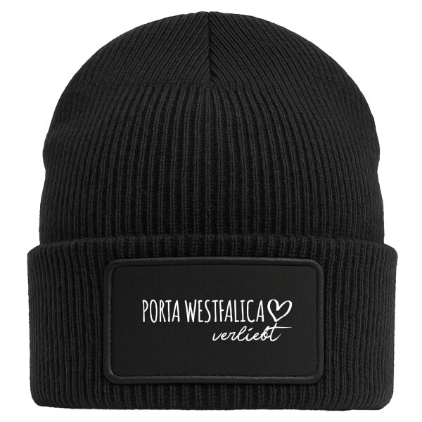 Beanie Porta Westfalica verliebt Black Mütze
