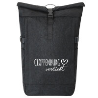 Kurierrucksack Cloppenburg verliebt 30-44 Liter Black...