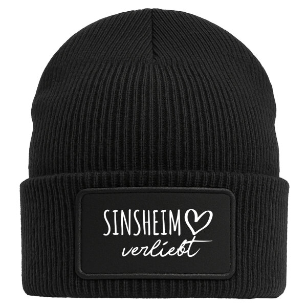 Beanie Sinsheim verliebt Black Mütze