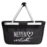 Einkaufskorb faltbar Meppen verliebt 20 Liter Tragekorb...