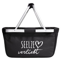 Einkaufskorb Seelze verliebt 20 Liter Black