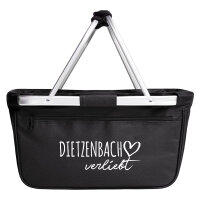 Einkaufskorb Dietzenbach verliebt 20 Liter Black