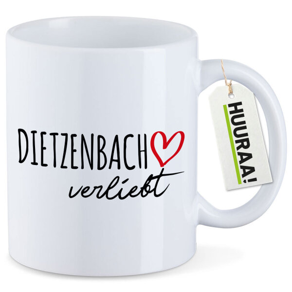 Kaffeetasse Dietzenbach verliebt 330ml