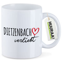 Kaffeetasse Dietzenbach verliebt 330ml
