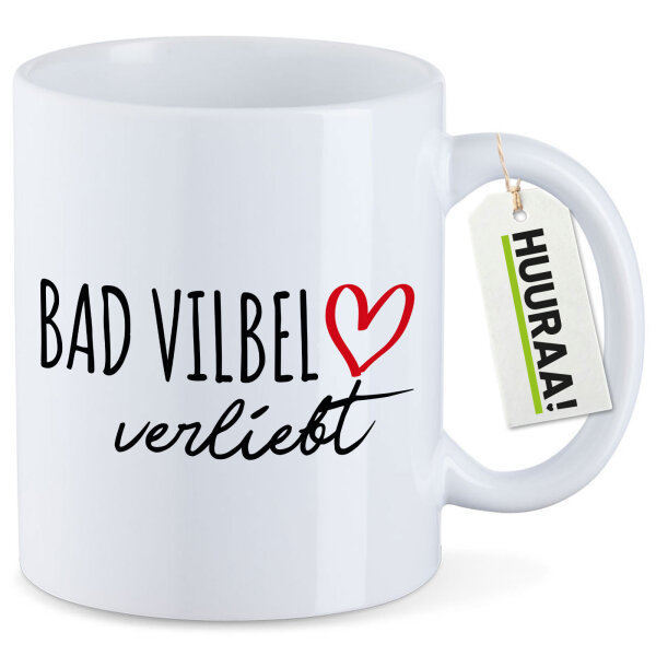 Kaffeetasse Bad Vilbel verliebt 330ml