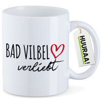 Kaffeetasse Bad Vilbel verliebt 330ml