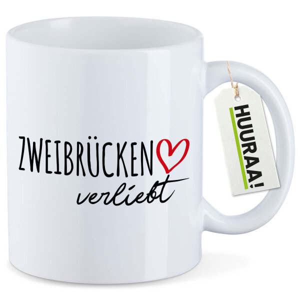 Kaffeetasse Zweibrücken verliebt 330ml