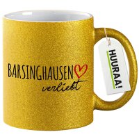 Glitzertasse Barsinghausen verliebt 330ml
