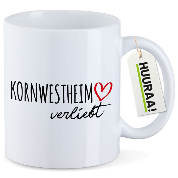 Kaffeetasse Kornwestheim verliebt 330ml