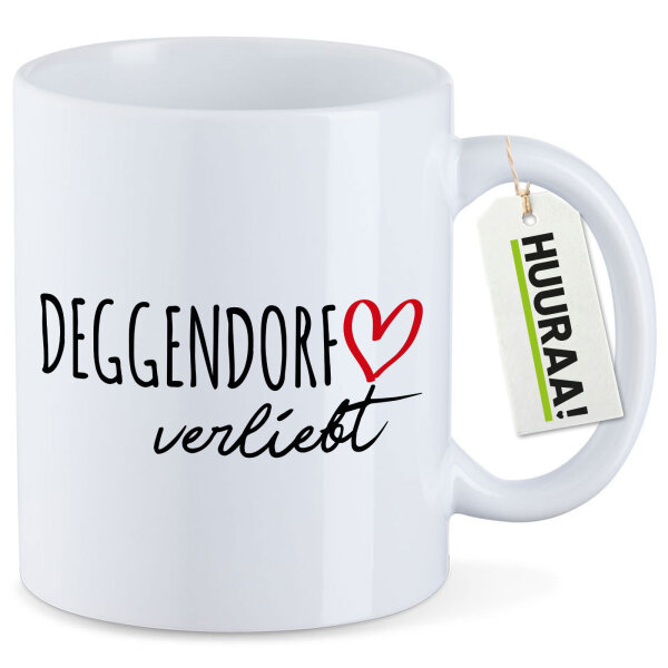 Kaffeetasse Deggendorf verliebt 330ml