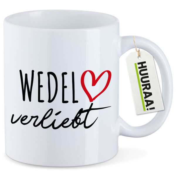 Kaffeetasse Wedel verliebt 330ml