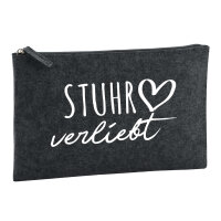 Kulturbeutel Stuhr verliebt 1 Liter Charcoal