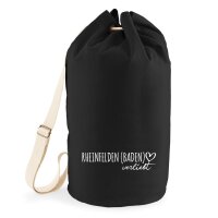 Seesack Rheinfelden Baden verliebt 20 Liter Black