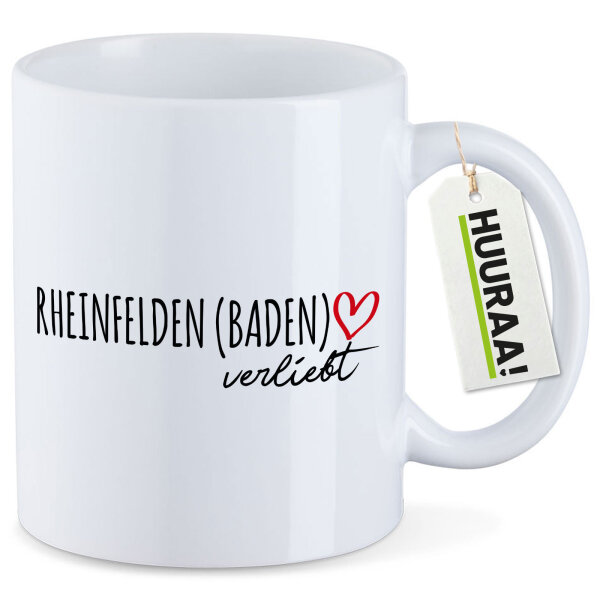 Kaffeetasse Rheinfelden Baden verliebt 330ml