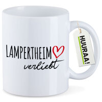 Kaffeetasse Lampertheim verliebt 330ml