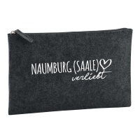 Kulturbeutel Naumburg (Saale) verliebt 1 Liter Charcoal