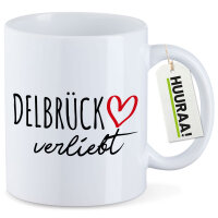 Kaffeetasse Delbrück verliebt 330ml