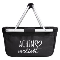 Einkaufskorb Achim verliebt 20 Liter Black