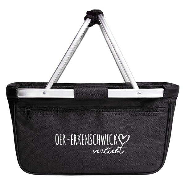 Einkaufskorb Oer-Erkenschwick verliebt 20 Liter Black