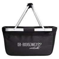 Einkaufskorb Oer-Erkenschwick verliebt 20 Liter Black
