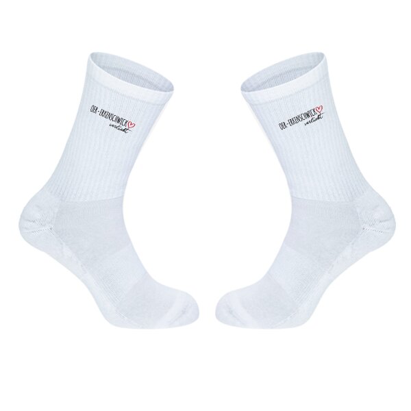 Unisex Socken Oer-Erkenschwick verliebt Baumwolle
