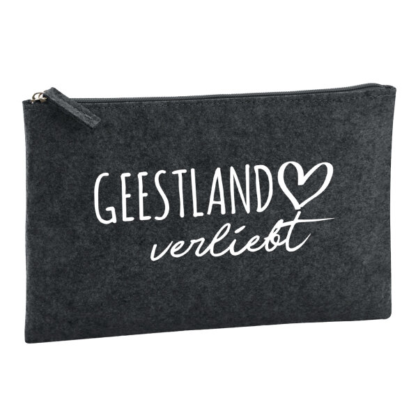 Kulturbeutel Geestland verliebt 1 Liter Charcoal