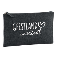 Kulturbeutel Geestland verliebt 1 Liter Charcoal
