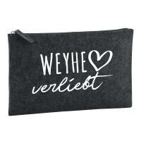 Kulturbeutel Weyhe verliebt 1 Liter Charcoal