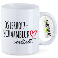 Kaffeetasse Osterholz-Scharmbeck verliebt 330ml