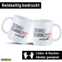 Kaffeetasse Osterholz-Scharmbeck verliebt 330ml