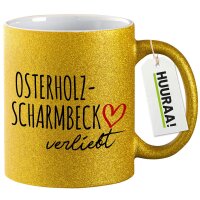 Glitzertasse Osterholz-Scharmbeck verliebt 330ml